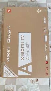 Xiaomi TV A Pro 32" QLED Display Dolby Audio Google TV Review