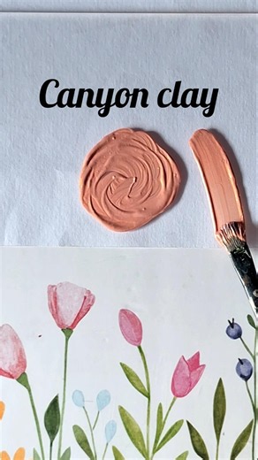 How to make Canyon clay colour by acrylics | acrylic colourmixing for Canyon clay #yellowshade