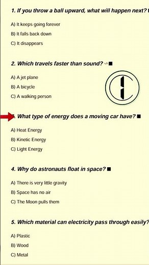 Can You Pass This Easy Physics Quiz? ⚡🧠