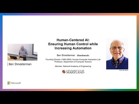 Human-Centered AI: Ensuring Human Control While Increasing Automation