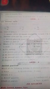 Multiple Choice Questions on Units and Derived QuantitiesUnit... | Filo