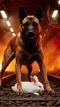 Dog Saves Rabbit Trapped on Subway Tracks During Underground Fire | Hero Animal Rescue