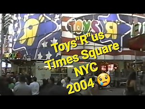 Toys"R"us Times Square 2004, a nostalgic trip to the biggest toy store in the world #toysrus #nyc