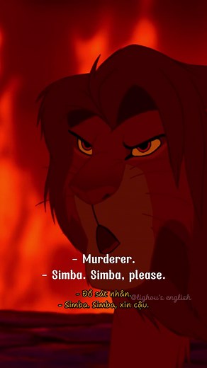 Simba Defeats Scar in The Lion King (1994) Scene 23