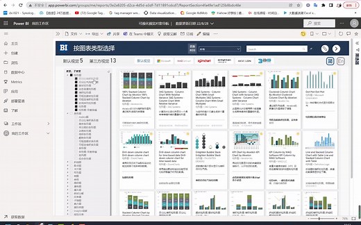 Power BI可视化视觉对象导航