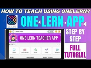 How to Teach using Onelern App | Onelern Student App | One Learn Student App