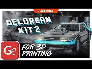 DeLorean 3D Printing Model | Assembly Kit 2: Engines, Mr Fusion, Active Suspension | by Gambody