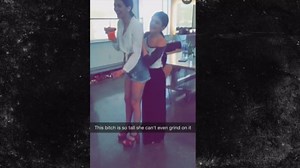 Kylie Jenner -- Gives Kendall Jenner Reach Around