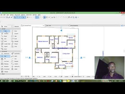 Archicad- How to use the text tool