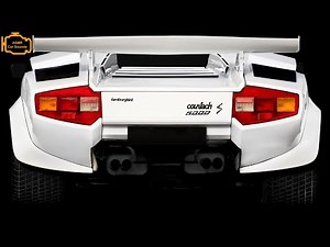 🔈 Lamborghini Countach - 3 Hours Engine V12 Idle Sound | ASMR, Study, Relax, Reduce Stress, Sleep 🔈