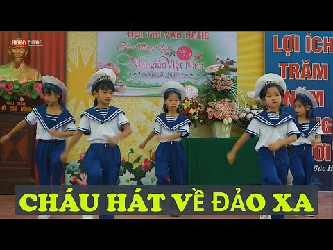 Múa CHÁU HÁT VỀ ĐẢO XA 20-11 rất mới lạ và hay đặc sắc | Lớp 2C Tri ân Thầy cô