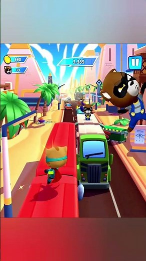 Talking Tom Hero Dash Racing New Action Gameplay Walkthrough Funny Fails All Mission Android / iOS