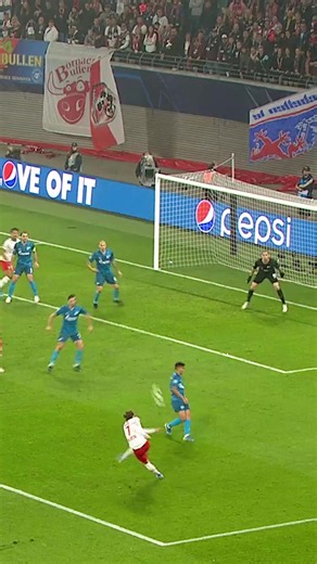 Nah, this goal was actually ILLEGAL 😭🚀 #UCL #Sabitzer | Sabitzer