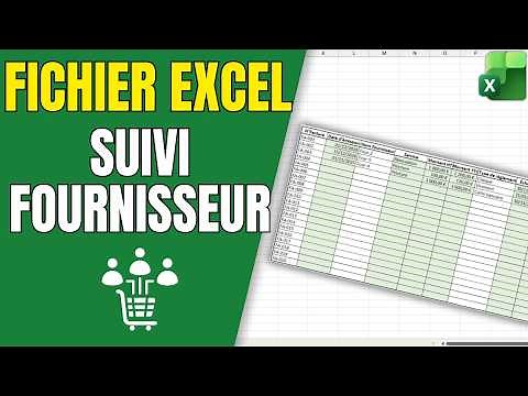Faire un suivi fournisseurs sur Excel