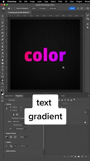 colored gradient on text object in Photoshop #mydesignclass #photoshoptutorial #photoshop2022 #graphicdesign #photoshop #design