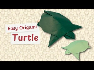 Easy Origami Turtle Tutorial 🐢 Step-by-Step Instructions