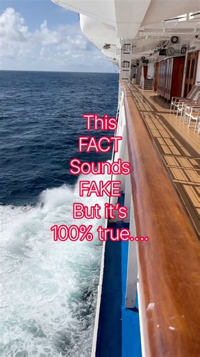 🚢 🛑 Did you know where the water coming out of your shower came from? #cruise