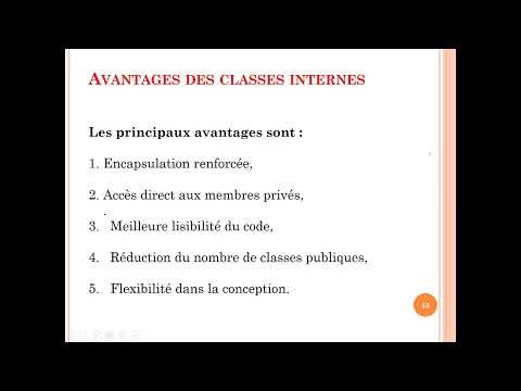 Inner Classes en Java - Classes internes en Java expliquées avec des exemples clairs