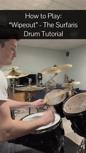 How to play “Wipeout” by The Surfaris. Watch the full video for the breakdown. While this drum part may sound difficult to play only listening by ear, it’s actually quite simple once you know exactly whats going on. If you’re able to play 16th notes at 160 bpm, and have developed the skill to switch up the accented beats after every bar with your right hand, then you can play this! If you’re still reading and are confused at this point, just know it’s easier done than said. If you learned someth