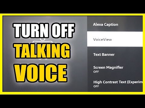 How to Turn Off Talking Voice & Screen Narration on Amazon Fire TV (Fast Method)