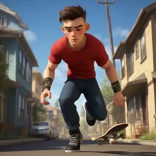 SKATE! #skateboarding #3danimation #fun #teenagers