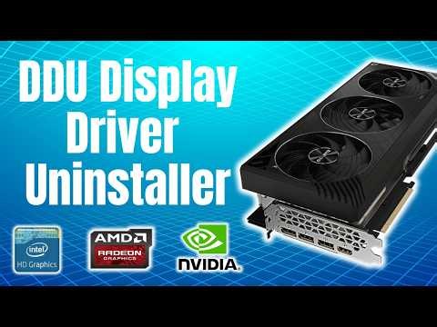 How To Use DDU Display Driver Uninstaller | Clean Install GPU Drivers