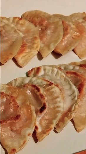 Pizza Gyoza From TMNT 😍✨ Watch full recipe on my channel ✌ link in 1st Comment #youtubeshortsvideo