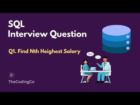 4th Highest Salary in SQL (Most People Get This Wrong) | SQL Interview Question | Q1