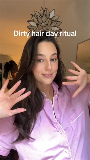 Hair mask 🤝 slickback #hairmask #hairtok #hairinspo #easyhairstyles #hairtutorial #dirtyhairstyle | Adaline Garcia