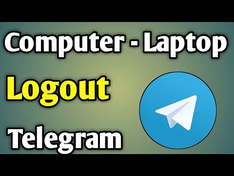 How To Logout And Remove Telegram Id Or Account From Computer & Laptop | Sign Out