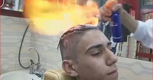 Meet the Egyptian barber using fire to straighten and style hair | Africanews