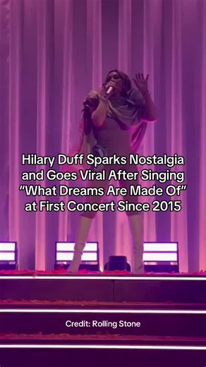 Hilary Duff's Nostalgic Concert in London