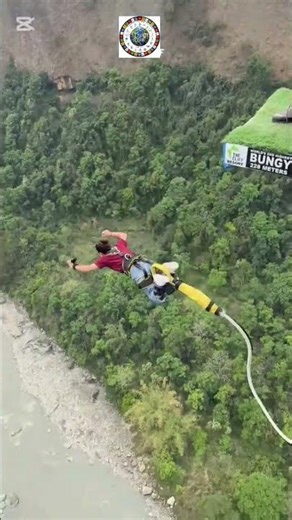 Heart Stopping Bungee Jump 😱 #shorts #trending #explore