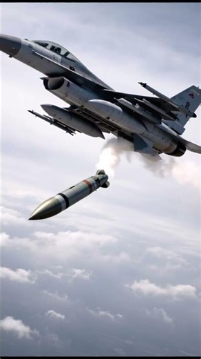 F-16 Drops Inert Guided Bombs to Practice Accuracy