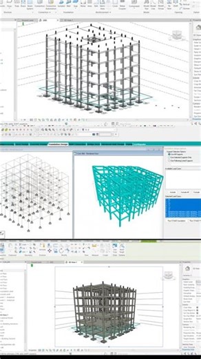 From Model to Design – Smart Structural Workflow 🚀 #RevitStructure #Engineering #viral #views #bim