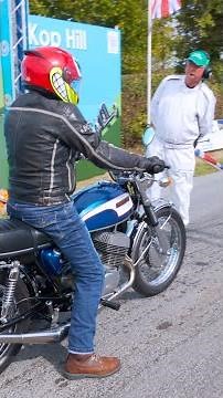 1972 Suzuki T500 Titan - Walk Around, Some Specs, Start Up & Kop Hill Climb