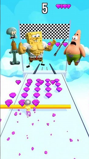 SpongeBob Patrick vs Mr. Krabs for Squidward's Clarinet! 1% 🍔😱 #spongebob #animatedstory #animated