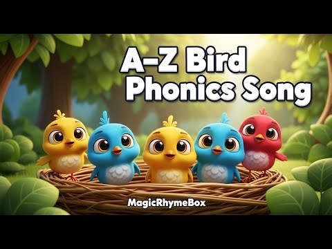 A–Z Alphabet Bird Song for Kids 🐦 | ABC Phonics Animals