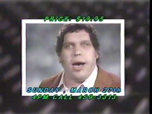 Wrestlemania 4 IV Lowell, MA Commercial PPV Promo Spot Ad