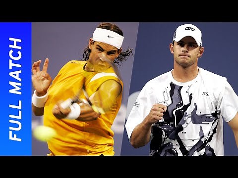 18-year-old Rafael Nadal vs 22-year-old Andy Roddick | US Open 2004 Round 2 Full Match