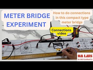 Meter Bridge Experiment | Omlabs | How to find value of unknown resistance