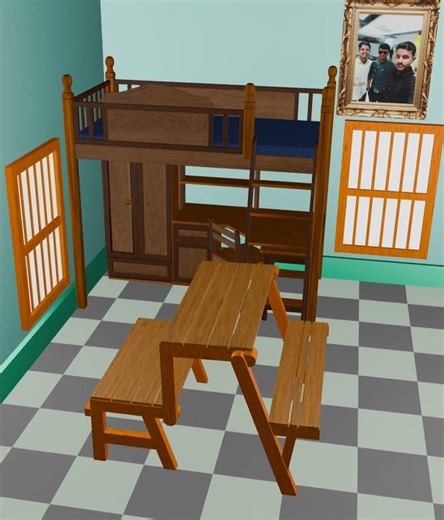 Modern 3D Furniture Design & Visualization | Blender 3D #home #satisfying #shorts