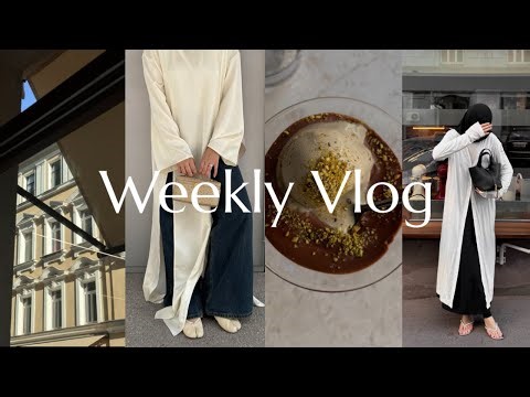 Weekly vlog: daily life in Moscow, modest fall outfits, building healthy habits & more