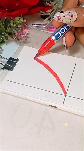 Infinity graph card drawing for valentines Day 📈 // #drawingideas #drawingtutorials #valentinesday