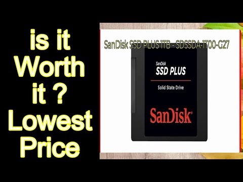 SanDisk SSD PLUS 1TB - SDSSDA-1T00-G27 Features - Important Information