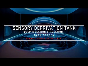 Sensory Deprivation Tank Simulation | Isolation Tank | White Noise | Sleep Sounds, Deep Sleep, Relax