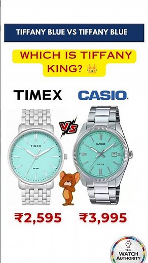 Casio vs Timex: The Ultimate Tiffany Blue Battle! 🩵👑