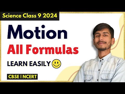 Motion Class 9 - All Formula ✅ | Class 9th Science Chapter 7 Motion