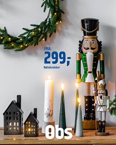 72K views · 85 reactions | Hallo!朗Vi ville bare minne om at du får julepynt, mat, gaver, gryter, pepperkakeformer, kjevler, kjøkkenmaskiner og alt annet du trenger til jul til smarte priser hos oss!✨ | Obs | Facebook