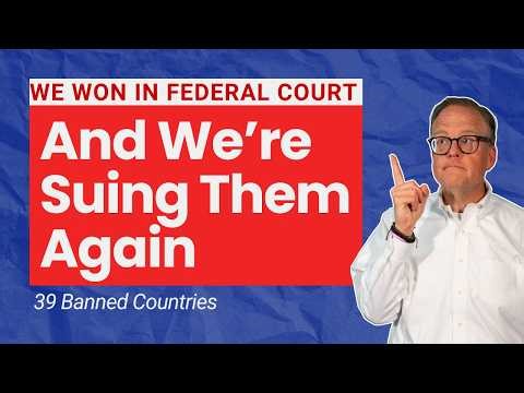 We Won in Federal Court Against USCIS — And We're Suing Them Again